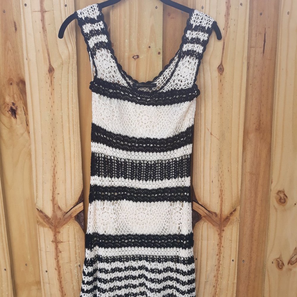 BCBGMaxazria Crocheted Dress